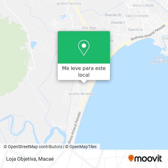 Loja Objetiva mapa