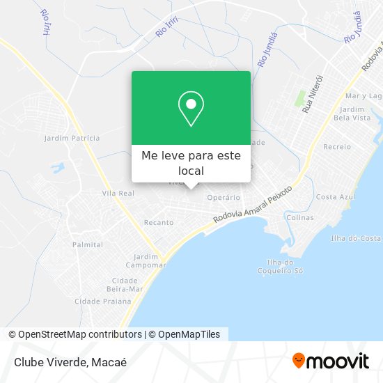 Clube Viverde mapa
