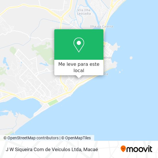 J W Siqueira Com de Veículos Ltda mapa