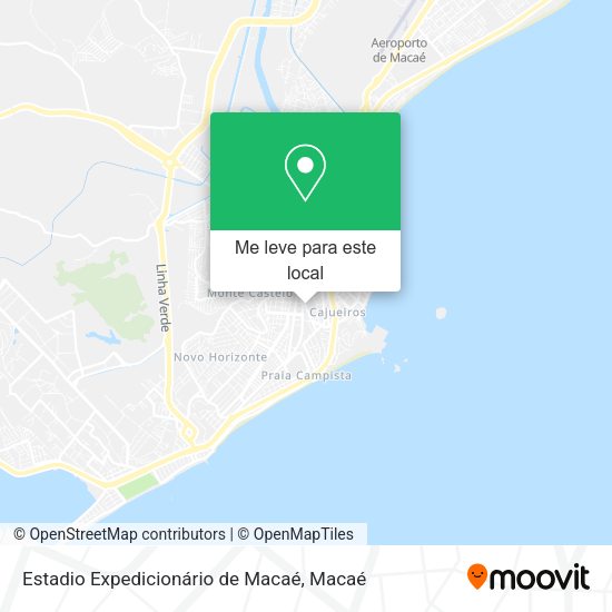 Estadio Expedicionário de Macaé mapa