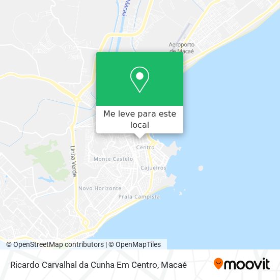 Ricardo Carvalhal da Cunha Em Centro mapa