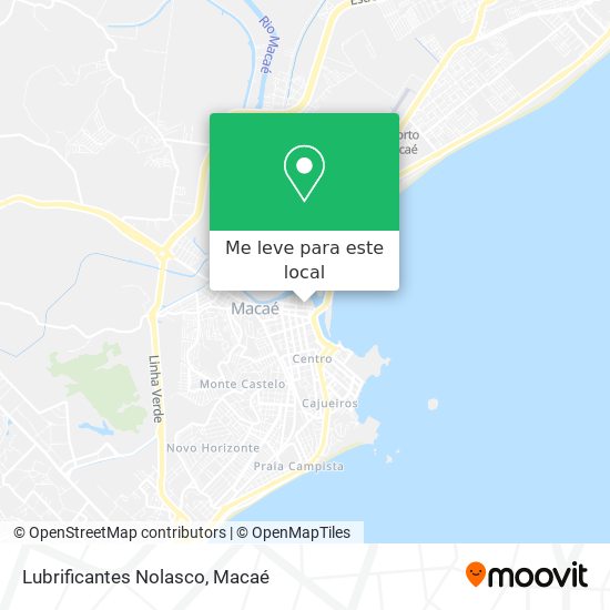 Lubrificantes Nolasco mapa
