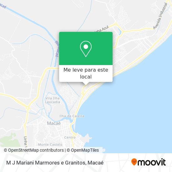 M J Mariani Marmores e Granitos mapa