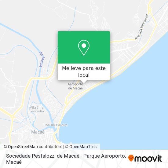 Sociedade Pestalozzi de Macaé - Parque Aeroporto mapa