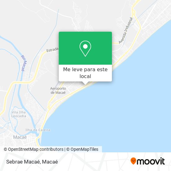 Sebrae Macaé mapa