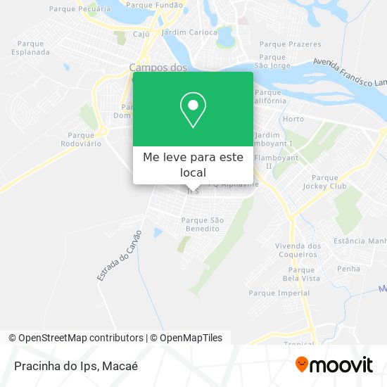 Pracinha do Ips mapa