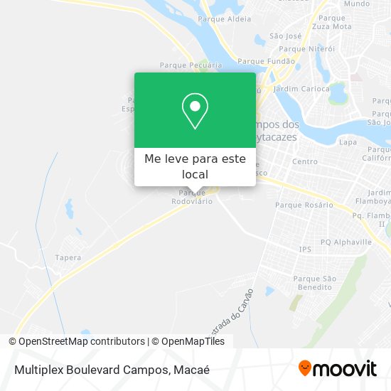 Multiplex Boulevard Campos mapa