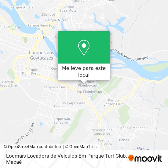 Locmais Locadora de Veículos Em Parque Turf Club mapa