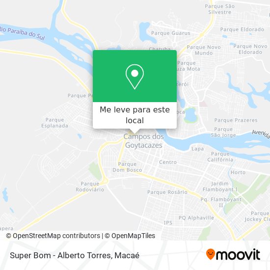 Super Bom - Alberto Torres mapa