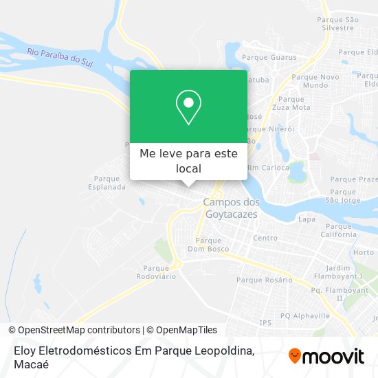 Eloy Eletrodomésticos Em Parque Leopoldina mapa