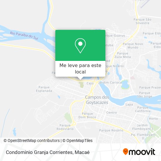 Condominio Granja Corrientes mapa