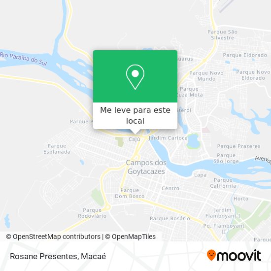 Rosane Presentes mapa