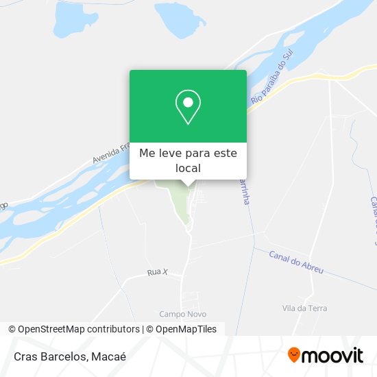 Cras Barcelos mapa