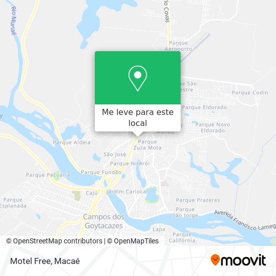 Motel Free mapa