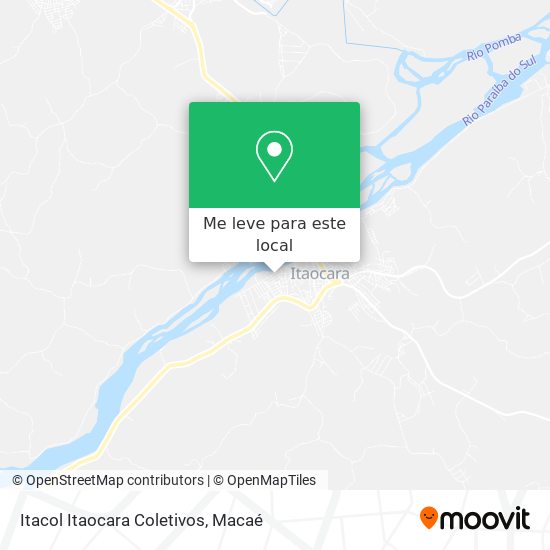 Itacol Itaocara Coletivos mapa