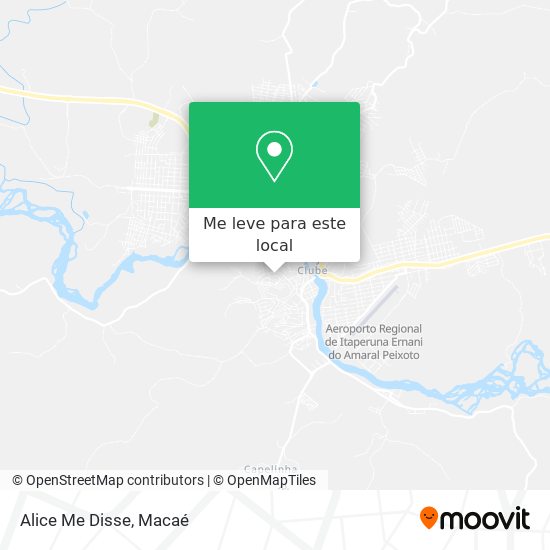 Alice Me Disse mapa