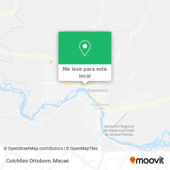 Colchões Ortobom mapa