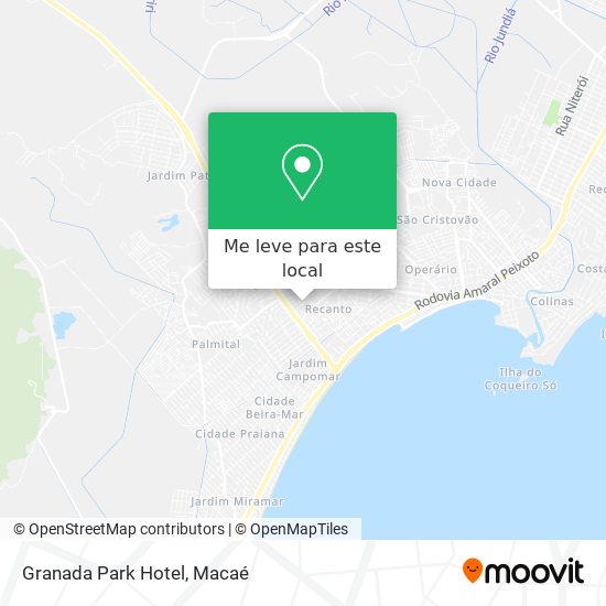 Granada Park Hotel mapa