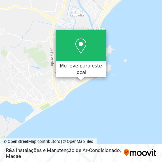 R&a Instalações e Manutenção de Ar-Condicionado mapa