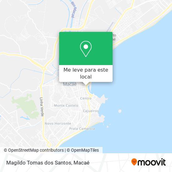 Magildo Tomas dos Santos mapa