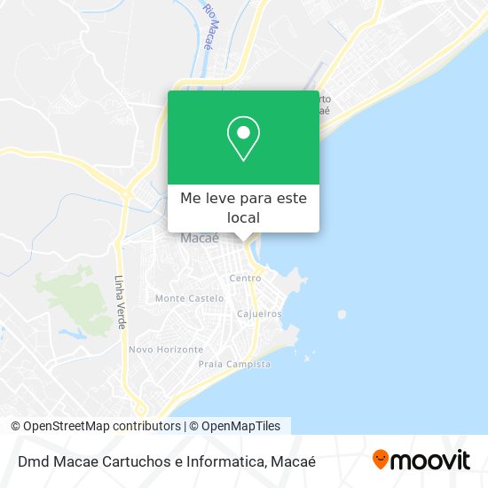 Dmd Macae Cartuchos e Informatica mapa