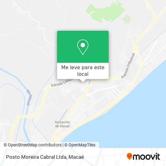 Posto Moreira Cabral Ltda mapa