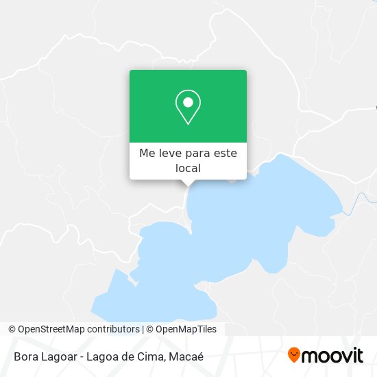 Bora Lagoar - Lagoa de Cima mapa