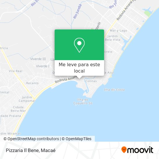 Pizzaria Il Bene mapa