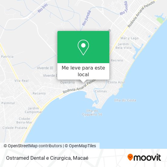 Ostramed Dental e Cirurgica mapa