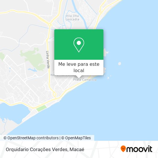 Orquidario Corações Verdes mapa