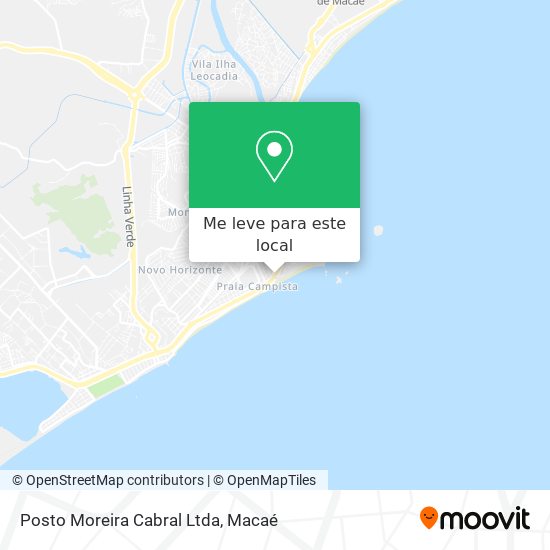 Posto Moreira Cabral Ltda mapa