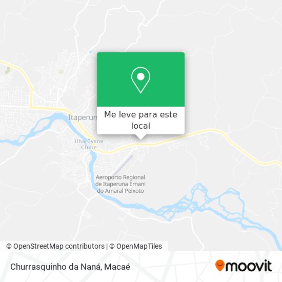 Churrasquinho da Naná mapa