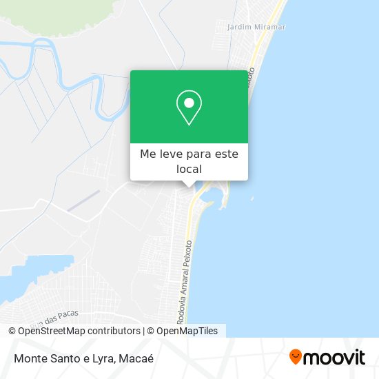 Monte Santo e Lyra mapa