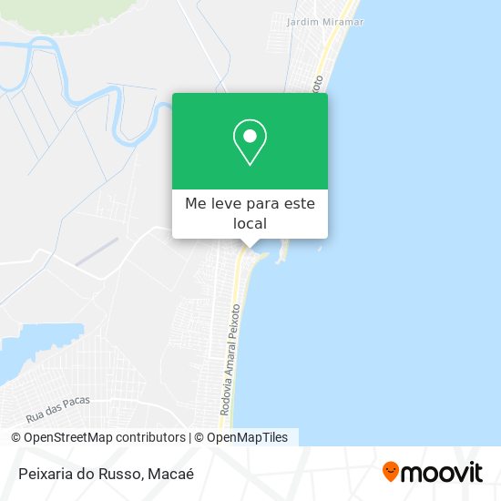 Peixaria do Russo mapa