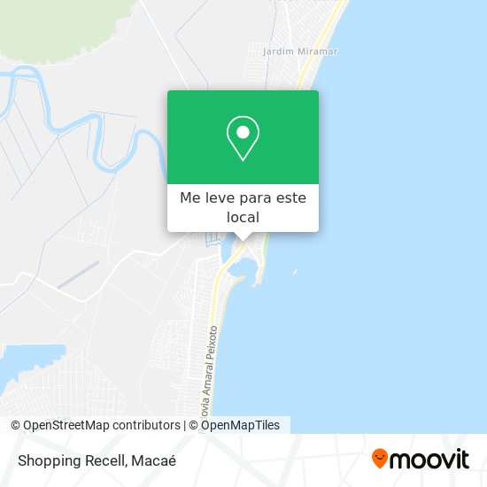 Shopping Recell mapa