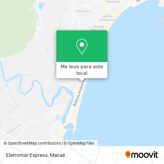 Eletromar Express mapa
