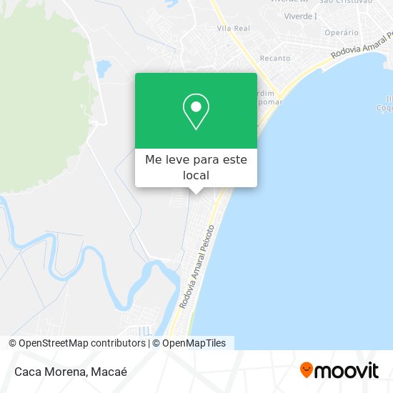 Caca Morena mapa