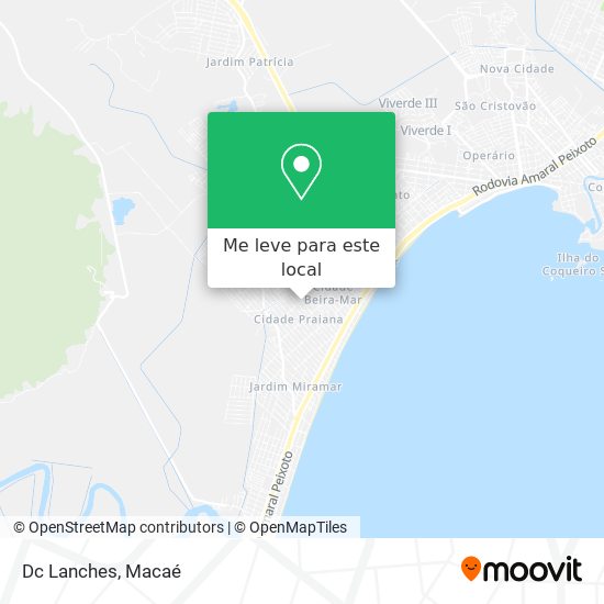 Dc Lanches mapa