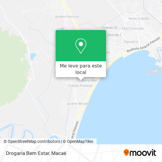 Drogaria Bem Estar mapa
