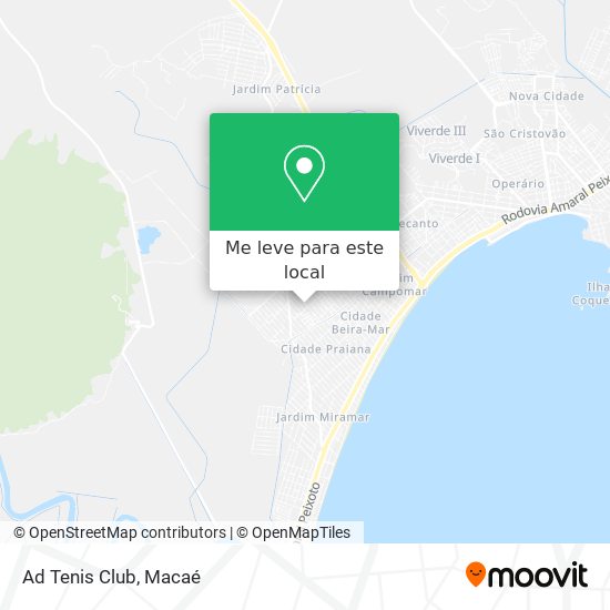 Ad Tenis Club mapa