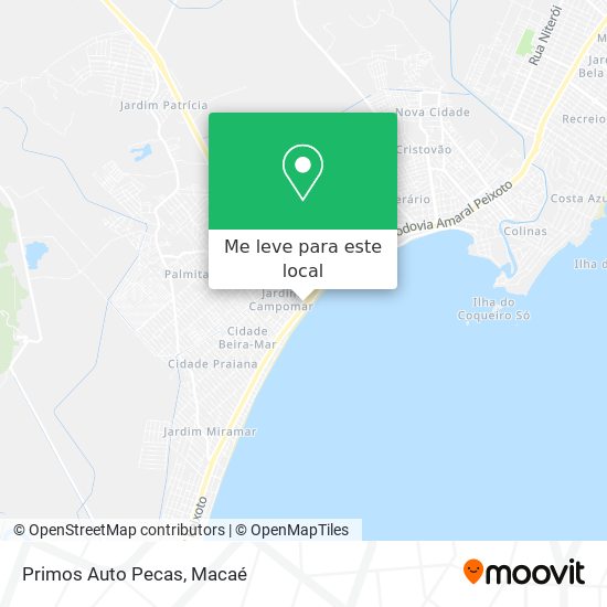 Primos Auto Pecas mapa