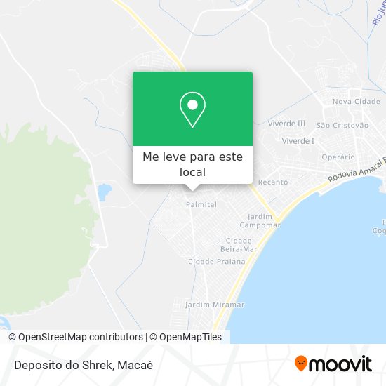 Deposito do Shrek mapa