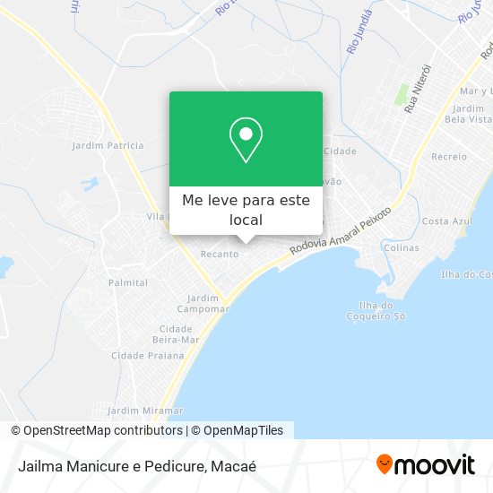 Jailma Manicure e Pedicure mapa