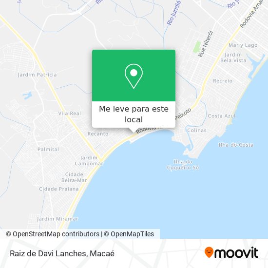 Raiz de Davi Lanches mapa