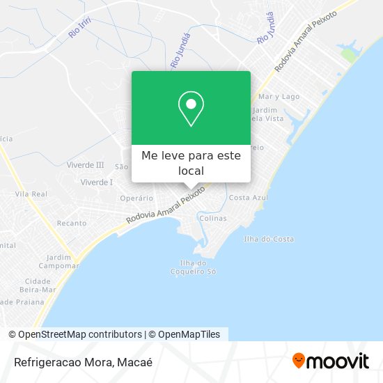 Refrigeracao Mora mapa
