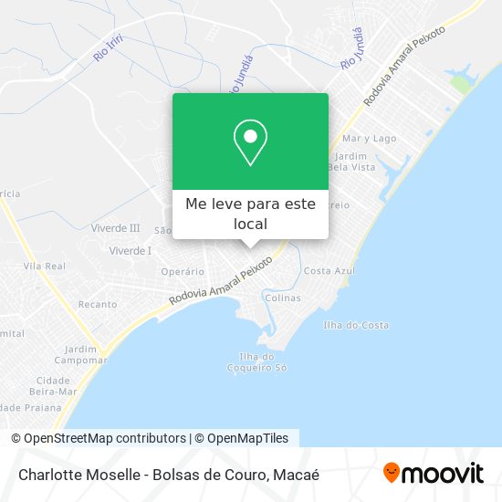 Charlotte Moselle - Bolsas de Couro mapa