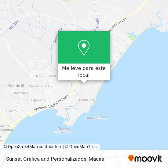 Sunset Grafica and Personalizados mapa