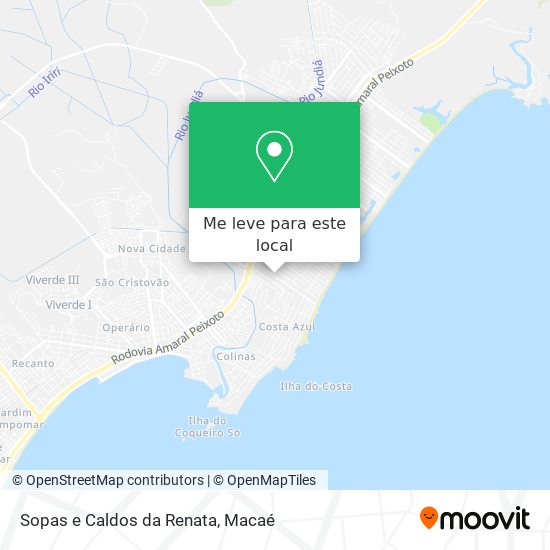 Sopas e Caldos da Renata mapa