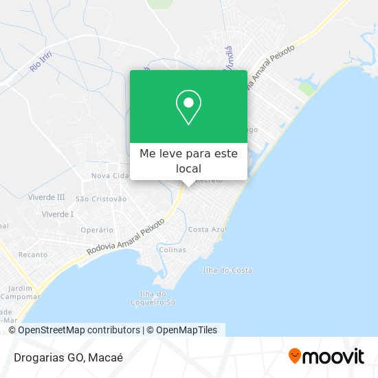 Drogarias GO mapa