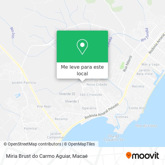 Miria Brust do Carmo Aguiar mapa